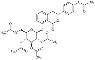 (3R)-Hydrangenol 8-O-glucoside pentaacetate